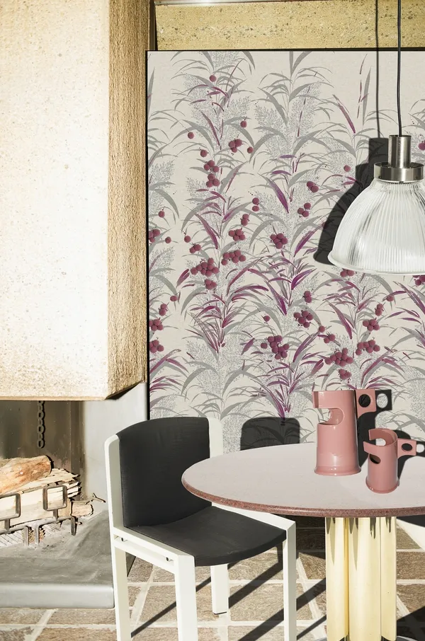 Обои для стен Wall&Deco 2021 Contemporary Wallpaper BOOM-BLOOM