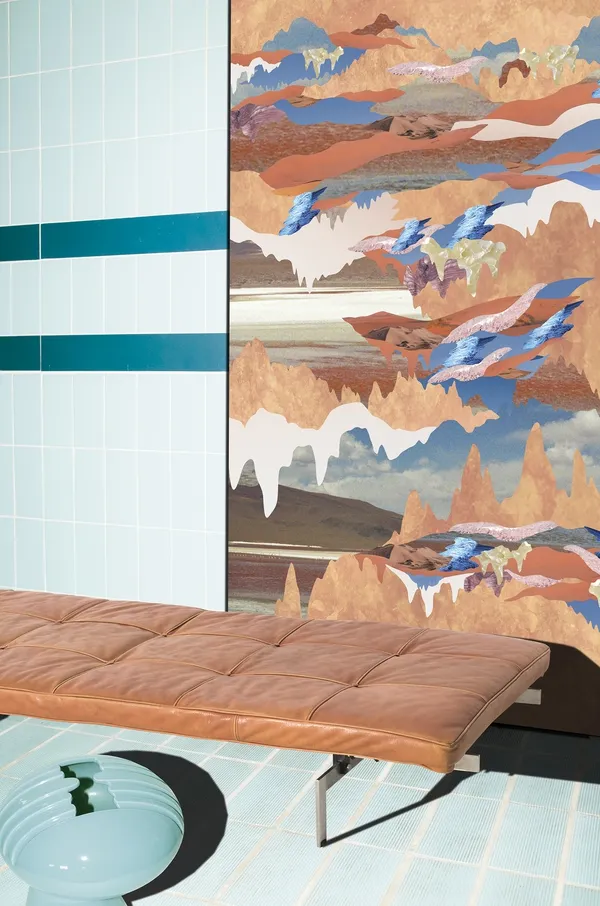 Обои для стен Журнальный столик Wall&Deco 2021 Contemporary Wallpaper DUNE