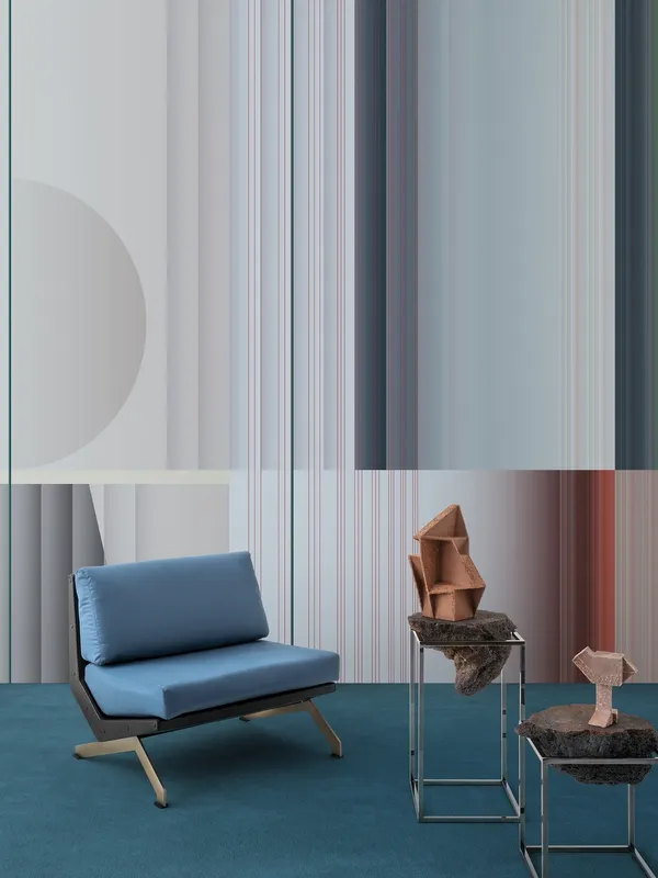 Обои для стен Wall&Deco 2021 Contemporary Wallpaper STATIC-SHADES