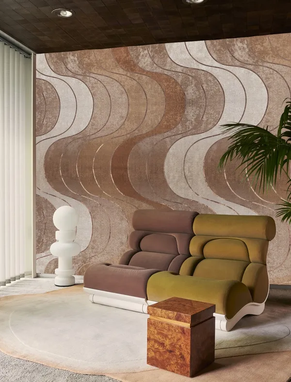 Обои для стен Wall&Deco 2022 Contemporary Wallpaper HYPNOTIQUE