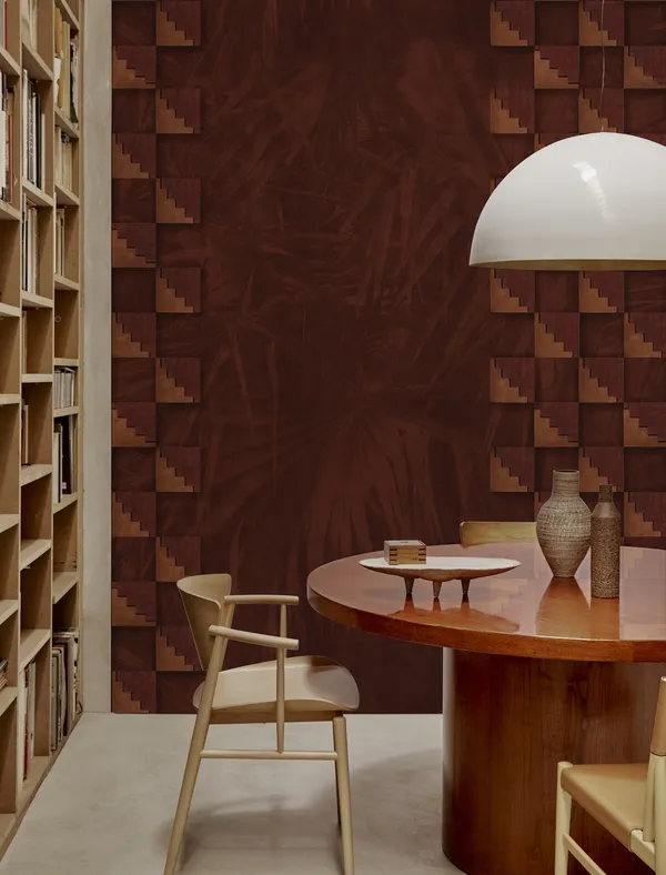 Обои для стен Wall&Deco 2022 Contemporary Wallpaper LUMBERJACK