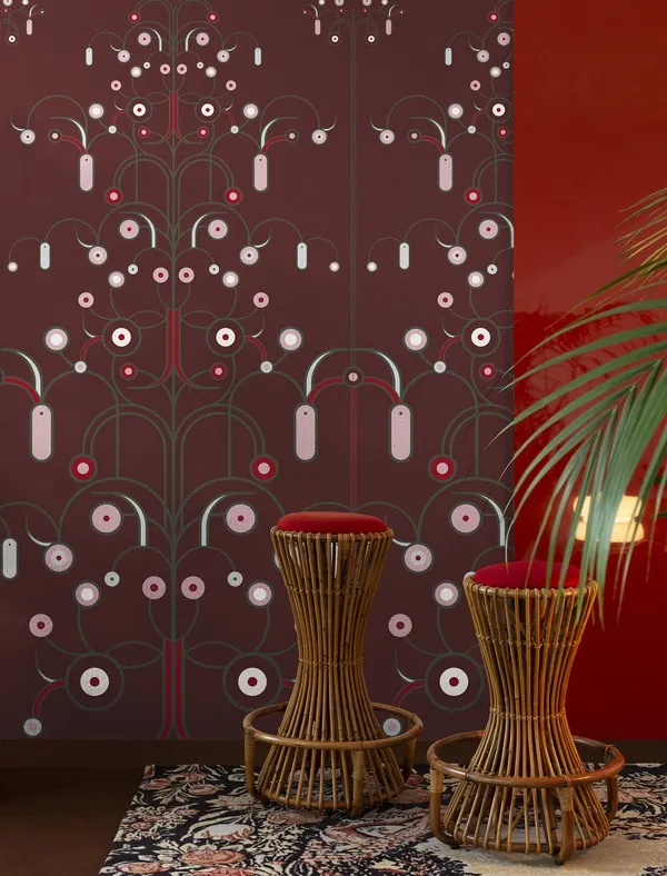 Обои для стен Wall&Deco 2022 Contemporary Wallpaper MORSE