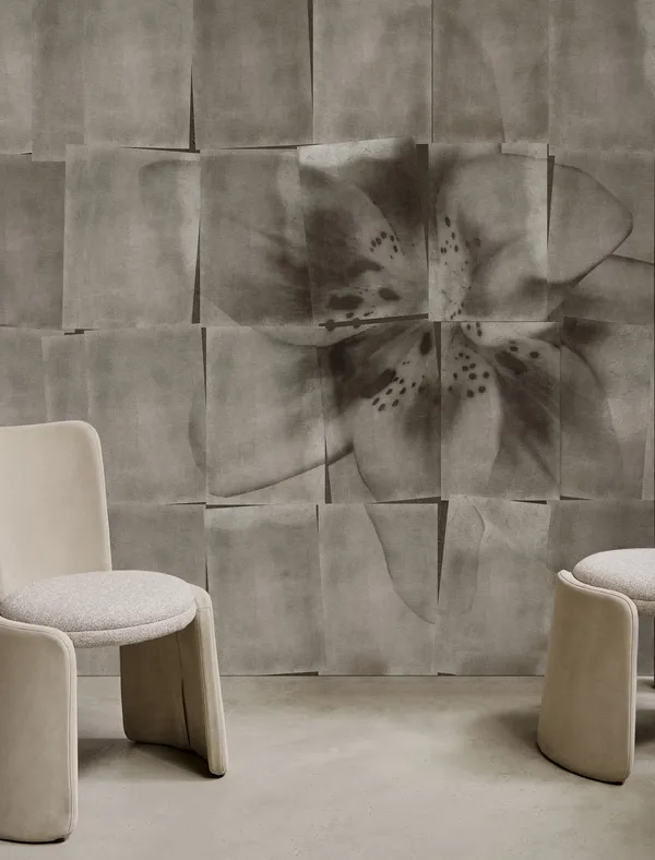 Обои для стен Wall&Deco 2022 Contemporary Wallpaper SIL-VOUS-PLAIT