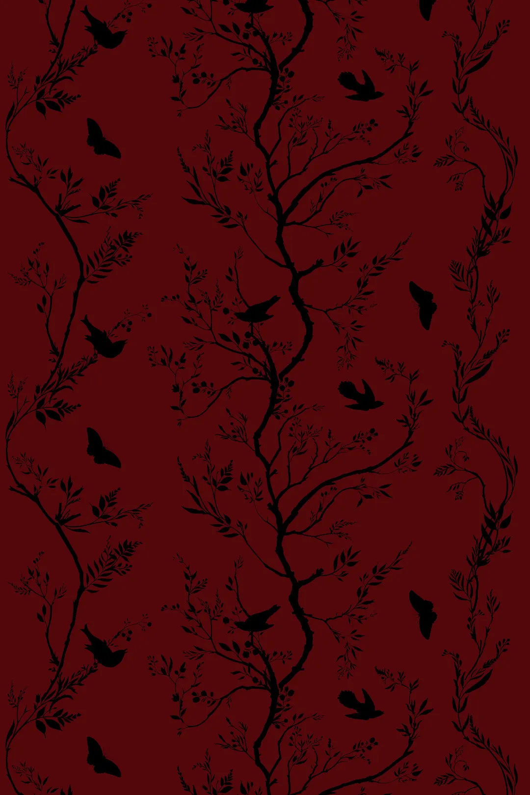 Ткань Timorous Beasties Birdbranch Stripe Fabric BBS-8605-04