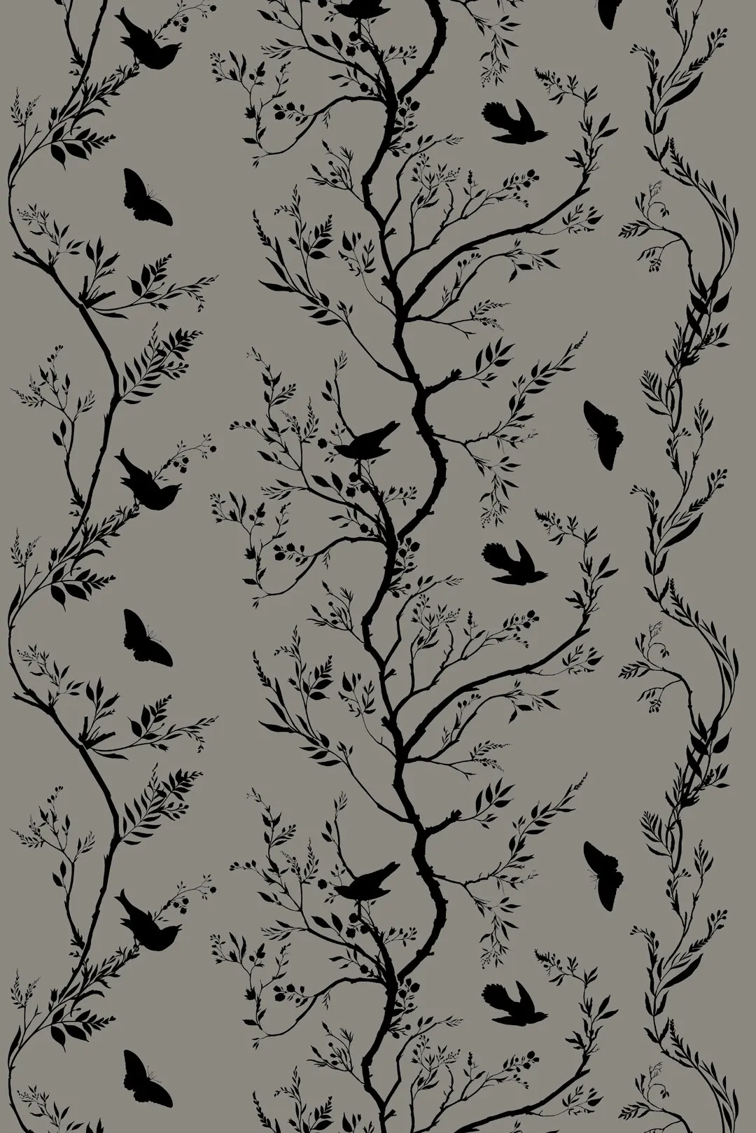 Ткань Timorous Beasties Birdbranch Stripe Fabric BBS-8701-05