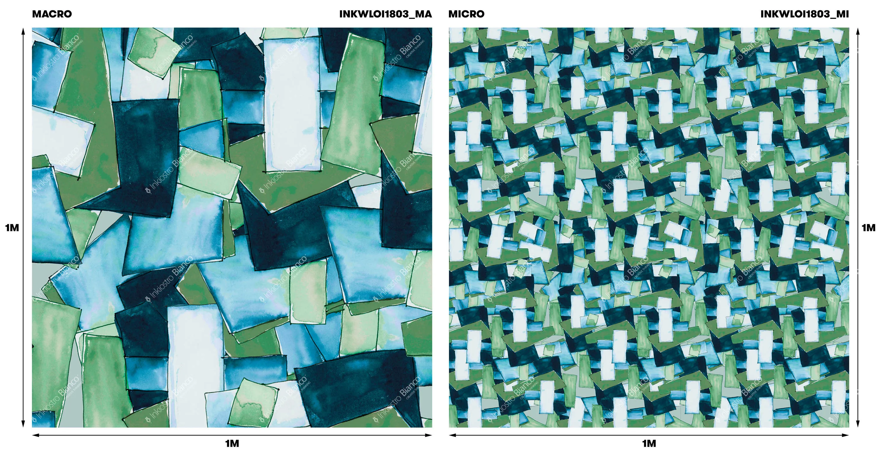 Ткань Inkiostro Bianco Corallo inkwloi1803