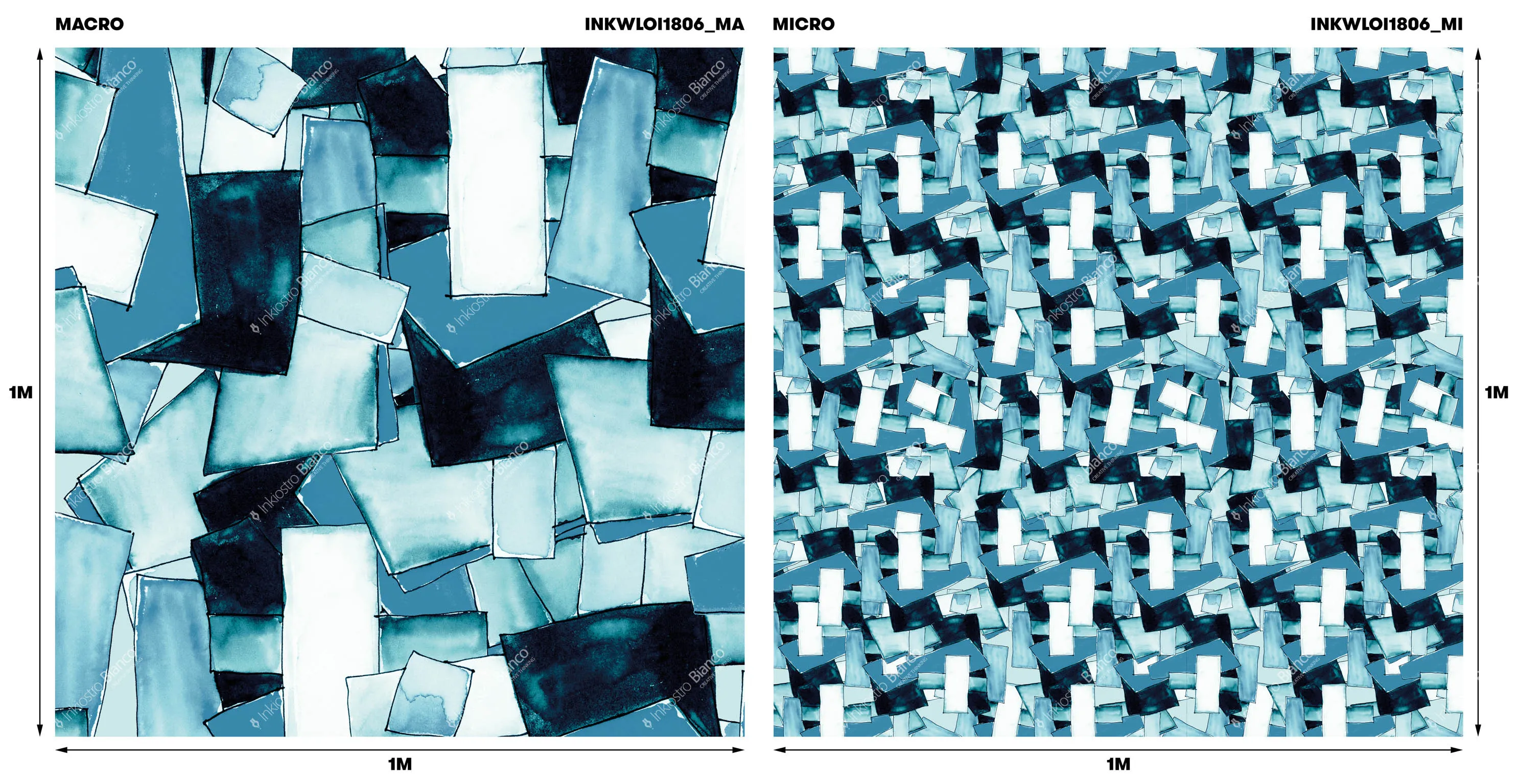 Ткань Inkiostro Bianco Corallo inkwloi1806