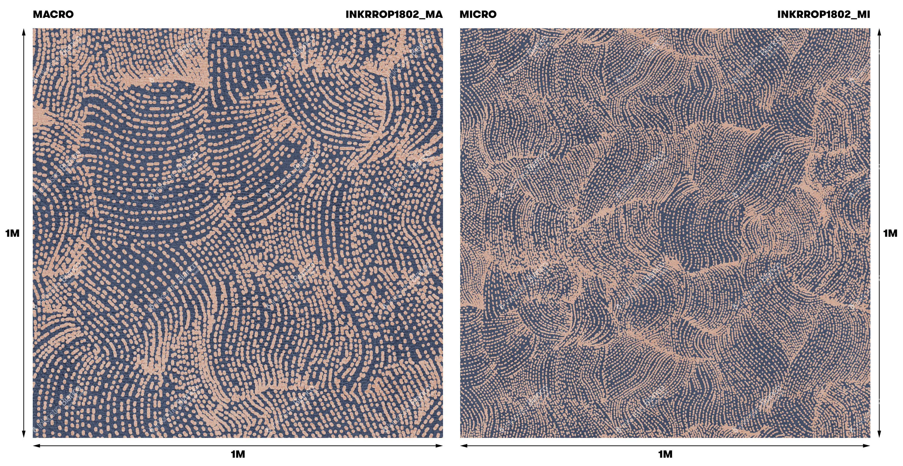 Ткань Inkiostro Bianco Rituals by Studio Zero maree_inkrrop1802