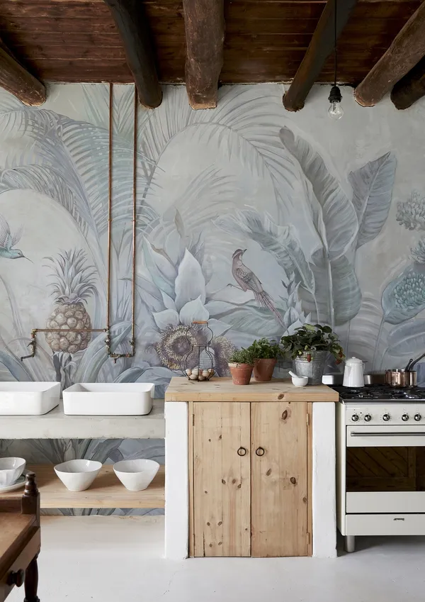 Обои для стен Wall&Deco 2022 Wet System WET-CLOROFILLA