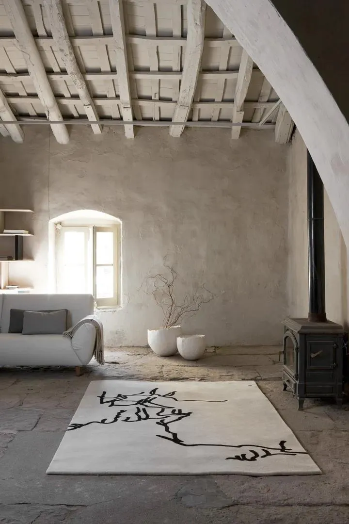 Chillida Dibujo Tinta 1957 Rug