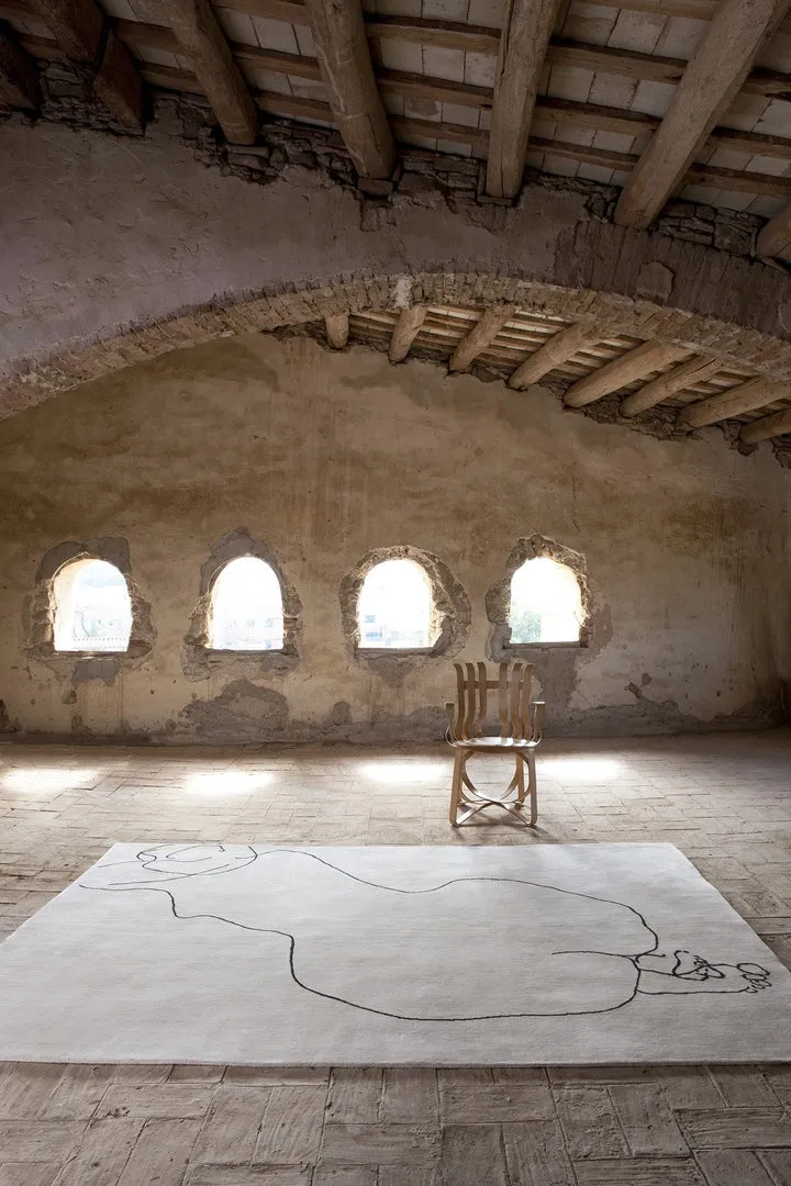 Chillida Figura Humana 1948 Rug