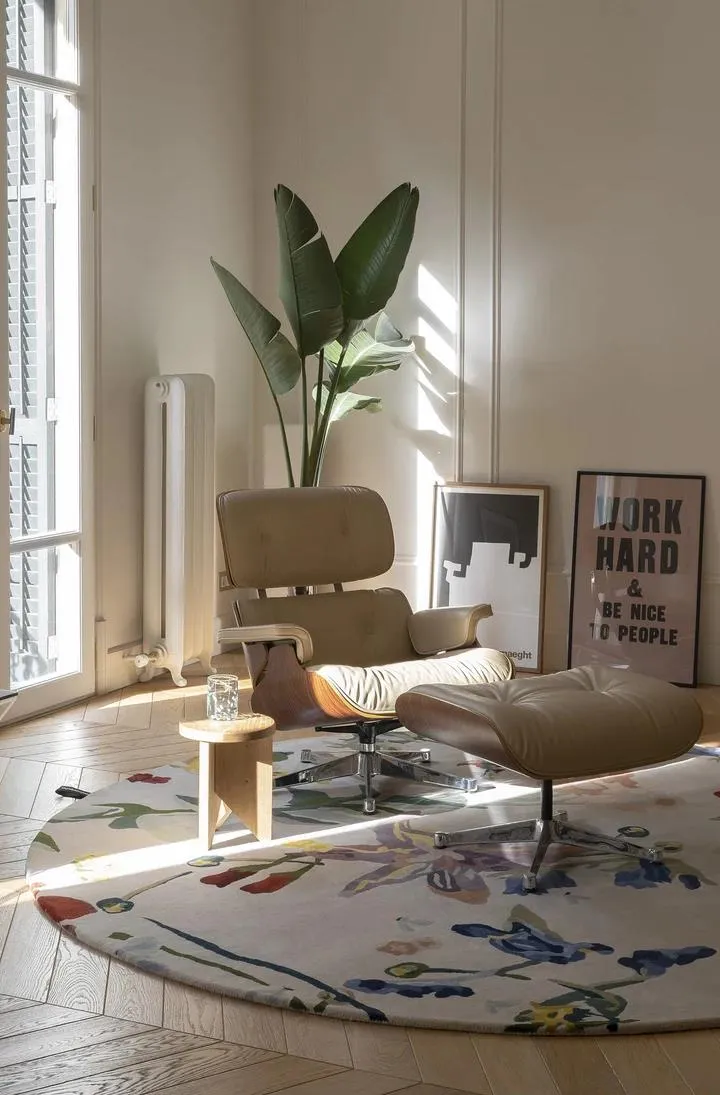 Flora Promenade Round Rug