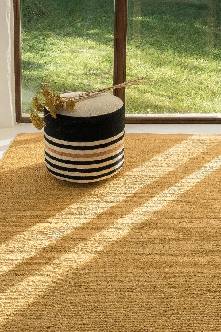 Herb Yellow Rug