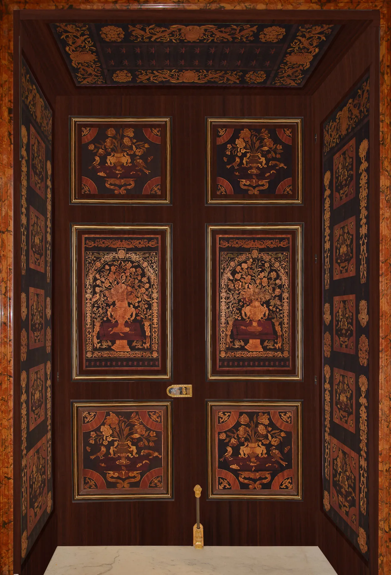 Обои для стен Iksel Decorative Arts Archive collection Marquetry-doorslite