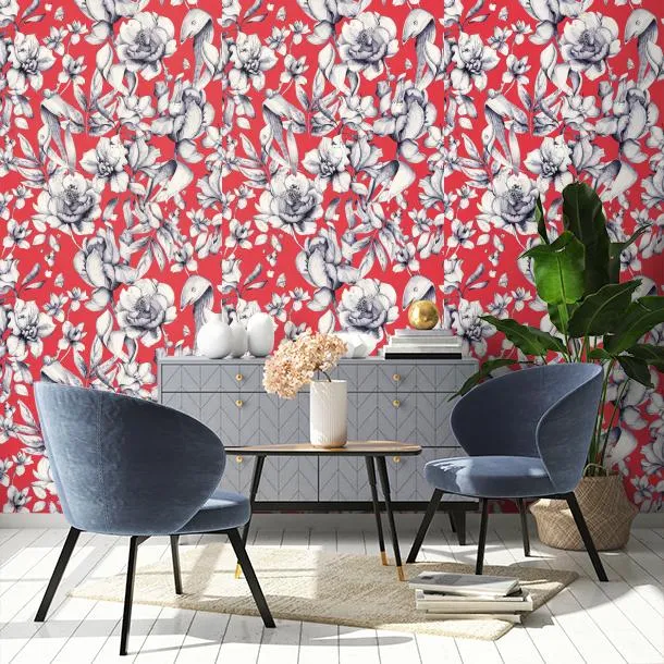 Обои для стен CoDe Fabula D0011_IDA_GRENADINE_LW #3