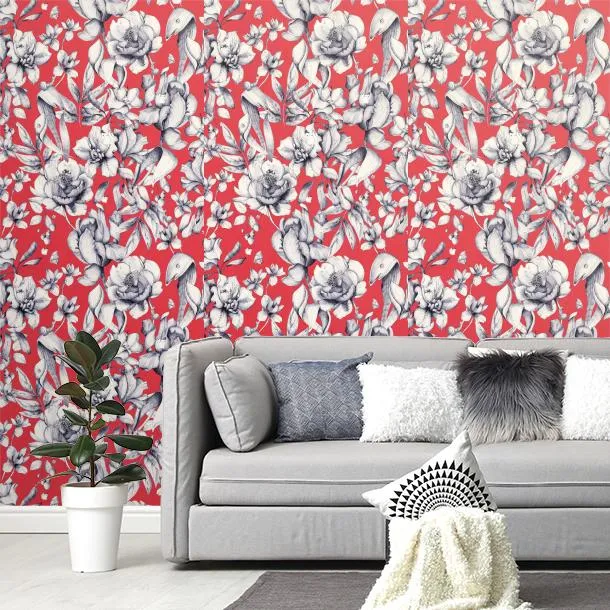 Обои для стен CoDe Fabula D0011_IDA_GRENADINE_LW #4