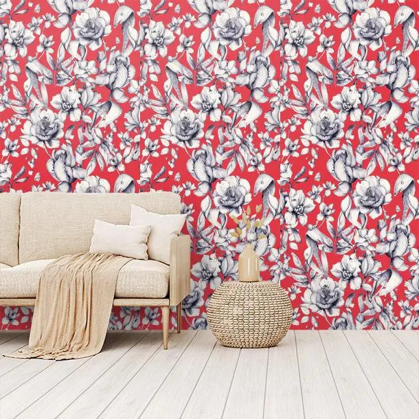 Обои для стен CoDe Fabula D0011_IDA_GRENADINE_LW #5