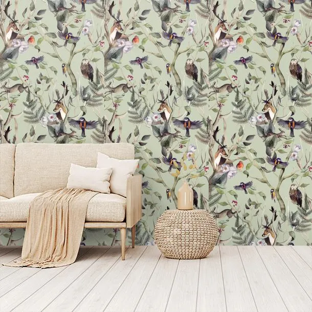 Обои для стен CoDe Fabula D0041_BOSCO-INCANTATO_CELADON_LW #5