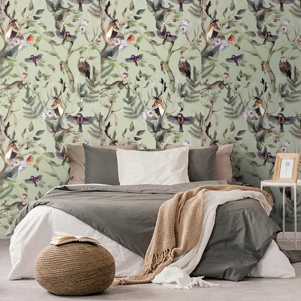 Обои для стен CoDe Fabula D0041_BOSCO-INCANTATO_CELADON_LW #7