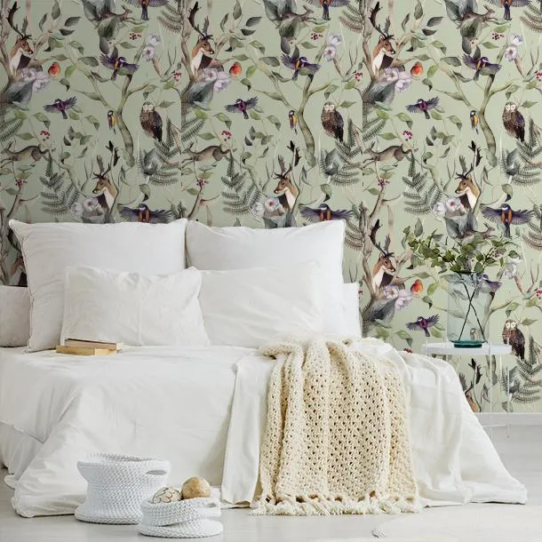 Обои для стен CoDe Fabula D0041_BOSCO-INCANTATO_CELADON_LW #8