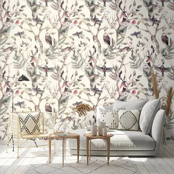 Обои для стен CoDe Fabula D0042_BOSCO-INCANTATO_SNOW_LW #2