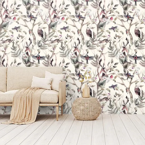 Обои для стен CoDe Fabula D0042_BOSCO-INCANTATO_SNOW_LW #5