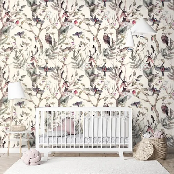 Обои для стен CoDe Fabula D0042_BOSCO-INCANTATO_SNOW_LW #9