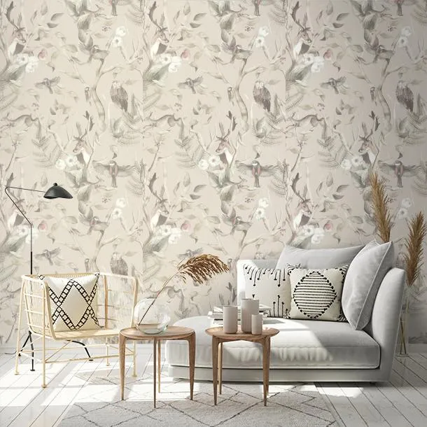 Обои для стен CoDe Fabula D0044_BOSCO-INCANTATO_SILVER_LW #2