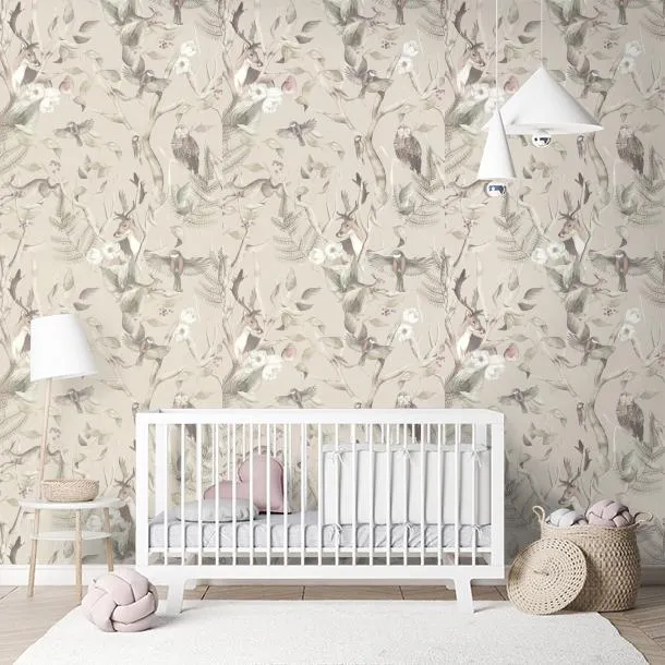 Обои для стен CoDe Fabula D0044_BOSCO-INCANTATO_SILVER_LW #9