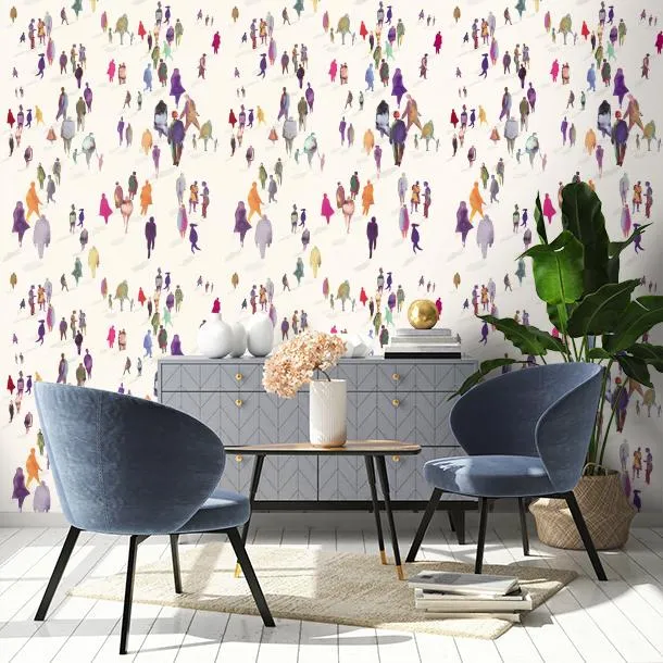 Обои для стен CoDe Fabula D0071_PASSEGGIATA_RAINBOW_LW #3