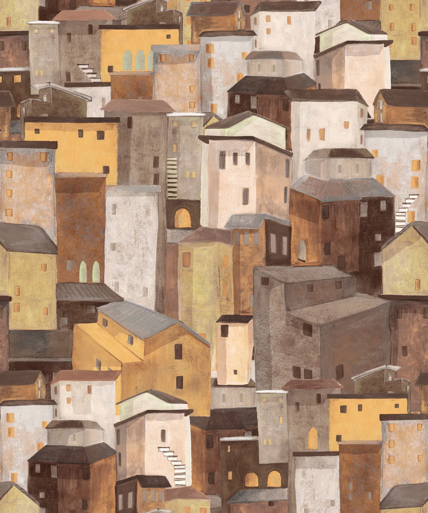 Обои для стен CoDe Fabula D0091_BELVEDERE_CLAY_LW