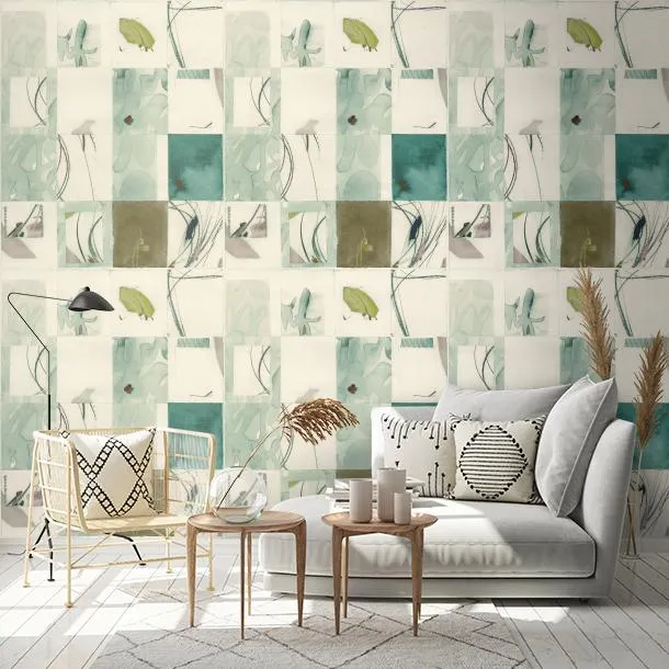 Обои для стен CoDe Fabula D0124_SCRIPTA_TEAL_LW #2