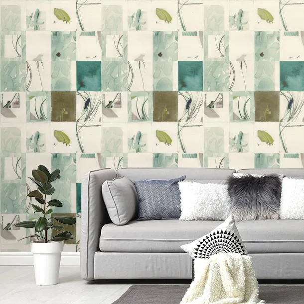 Обои для стен CoDe Fabula D0124_SCRIPTA_TEAL_LW #4