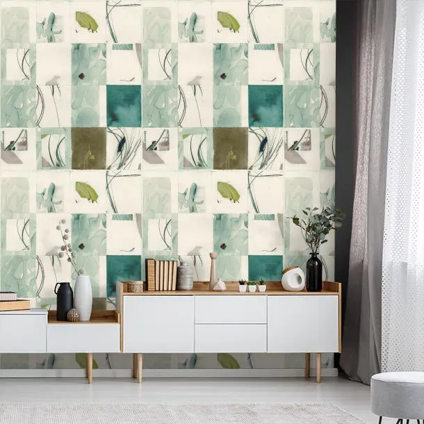 Обои для стен CoDe Fabula D0124_SCRIPTA_TEAL_LW #6