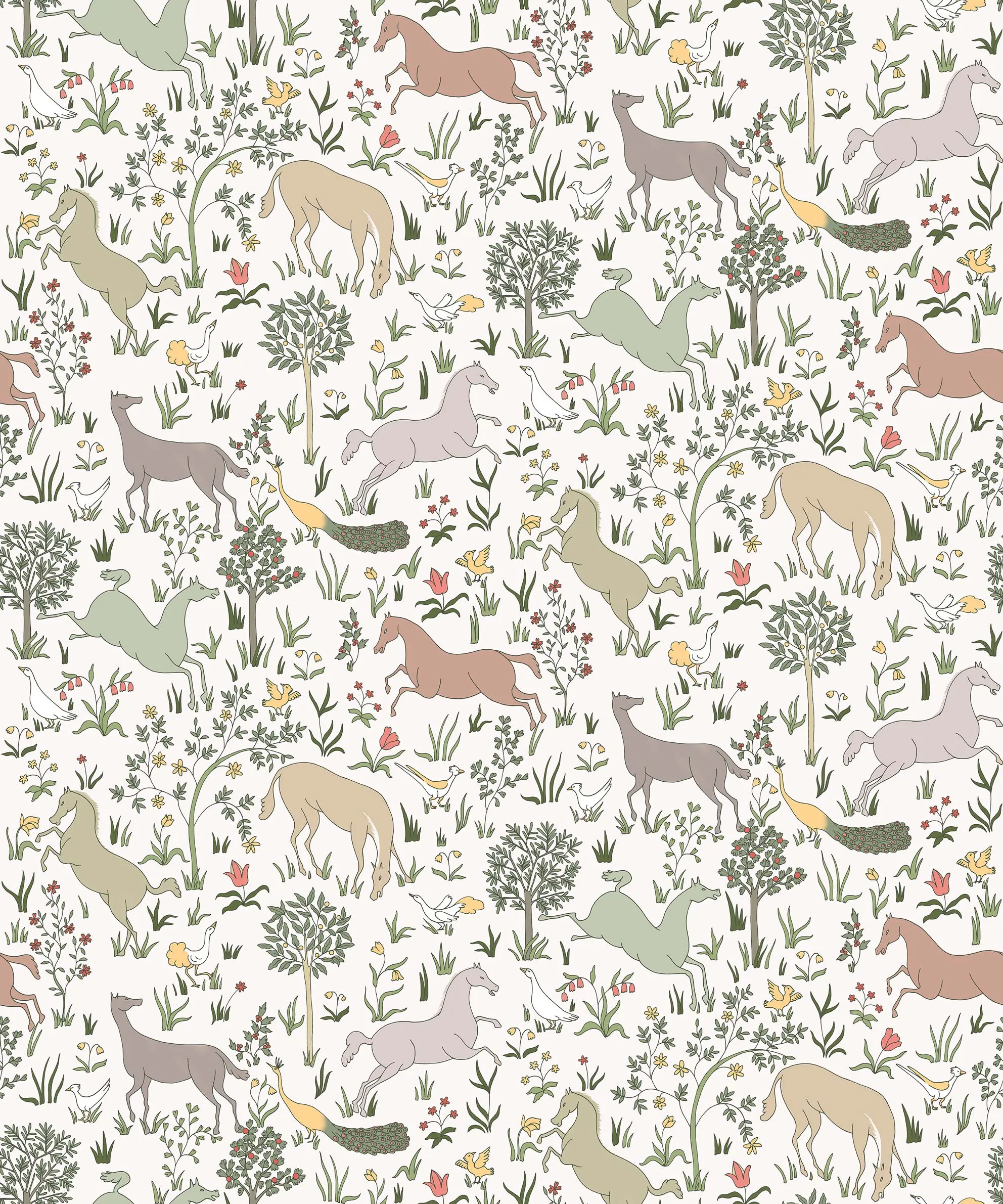 Обои для стен CoDe Flora 00001_FLORA_ReadyRoll_RIBOT_EGGSHELL_LW