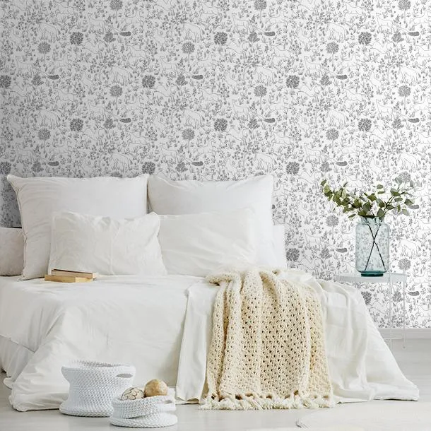 Обои для стен CoDe Flora 00004_FLORA_ReadyRoll_RIBOT_OUTLINE_LW #8