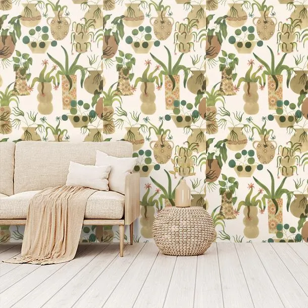 Обои для стен CoDe Flora 00011_FLORA-ReadyRoll_ANFORE_EGGSHELL_LW #5