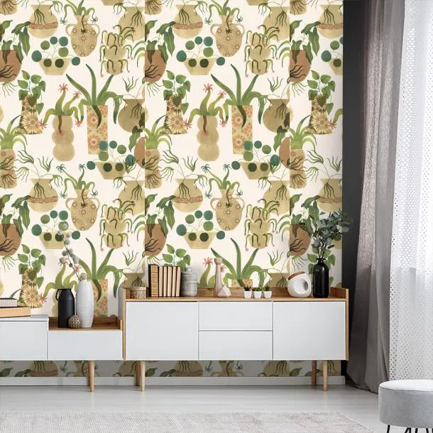 Обои для стен CoDe Flora 00011_FLORA-ReadyRoll_ANFORE_EGGSHELL_LW #6