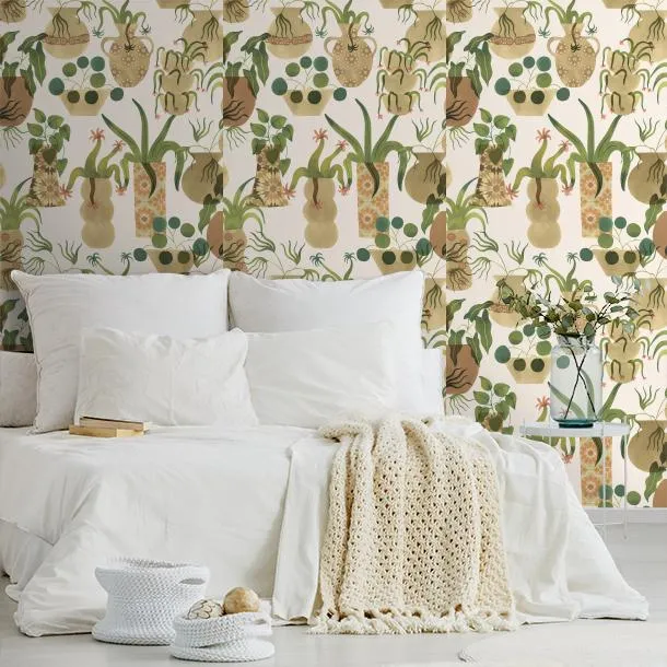 Обои для стен CoDe Flora 00011_FLORA-ReadyRoll_ANFORE_EGGSHELL_LW #8