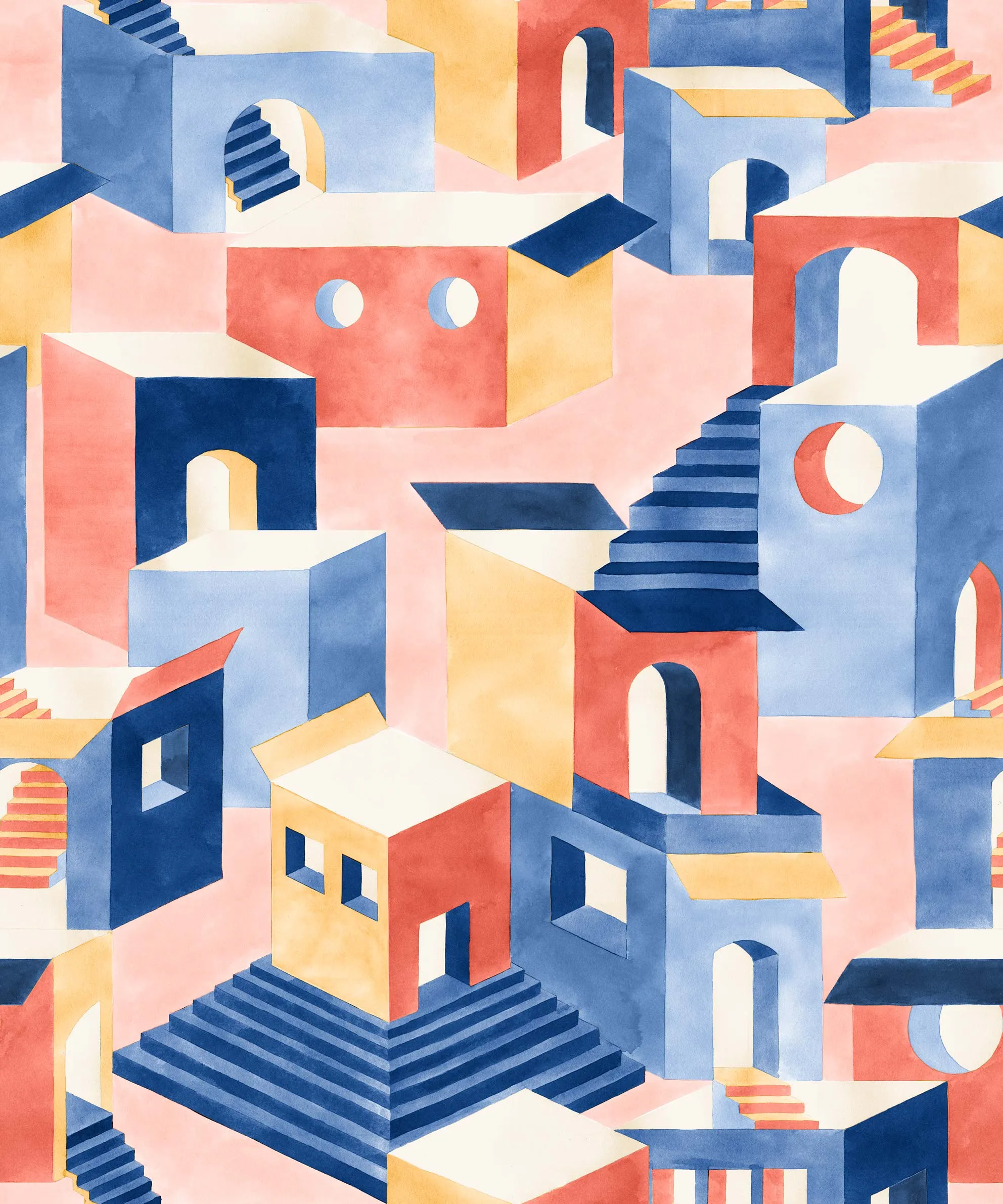 Обои для стен CoDe Flora 00021_FLORA_ReadyRoll_CHORA_BLUSH_LW