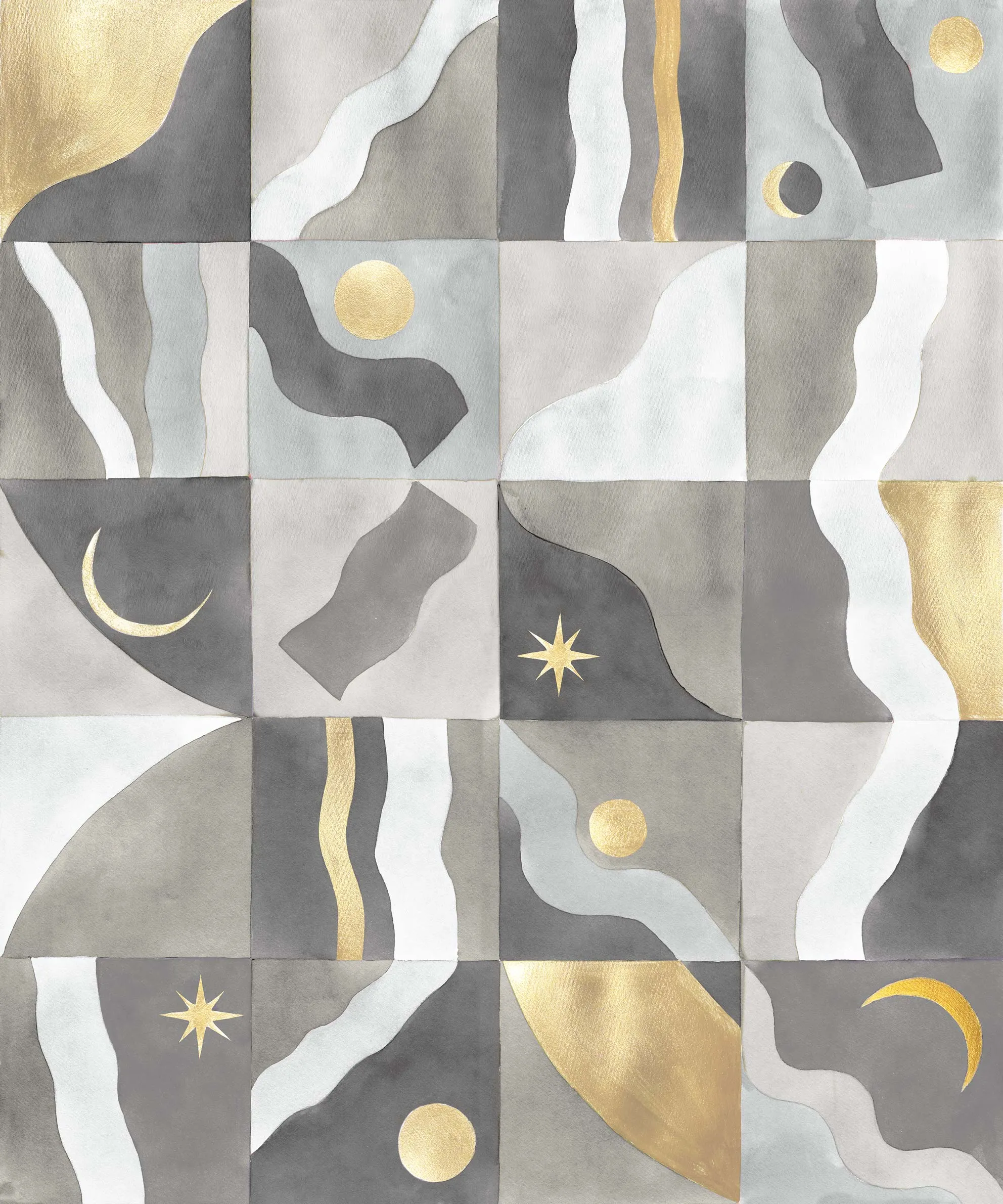 Обои для стен CoDe Flora 00032_FLORA_ReadyRoll_COSMO_SILVER_LW