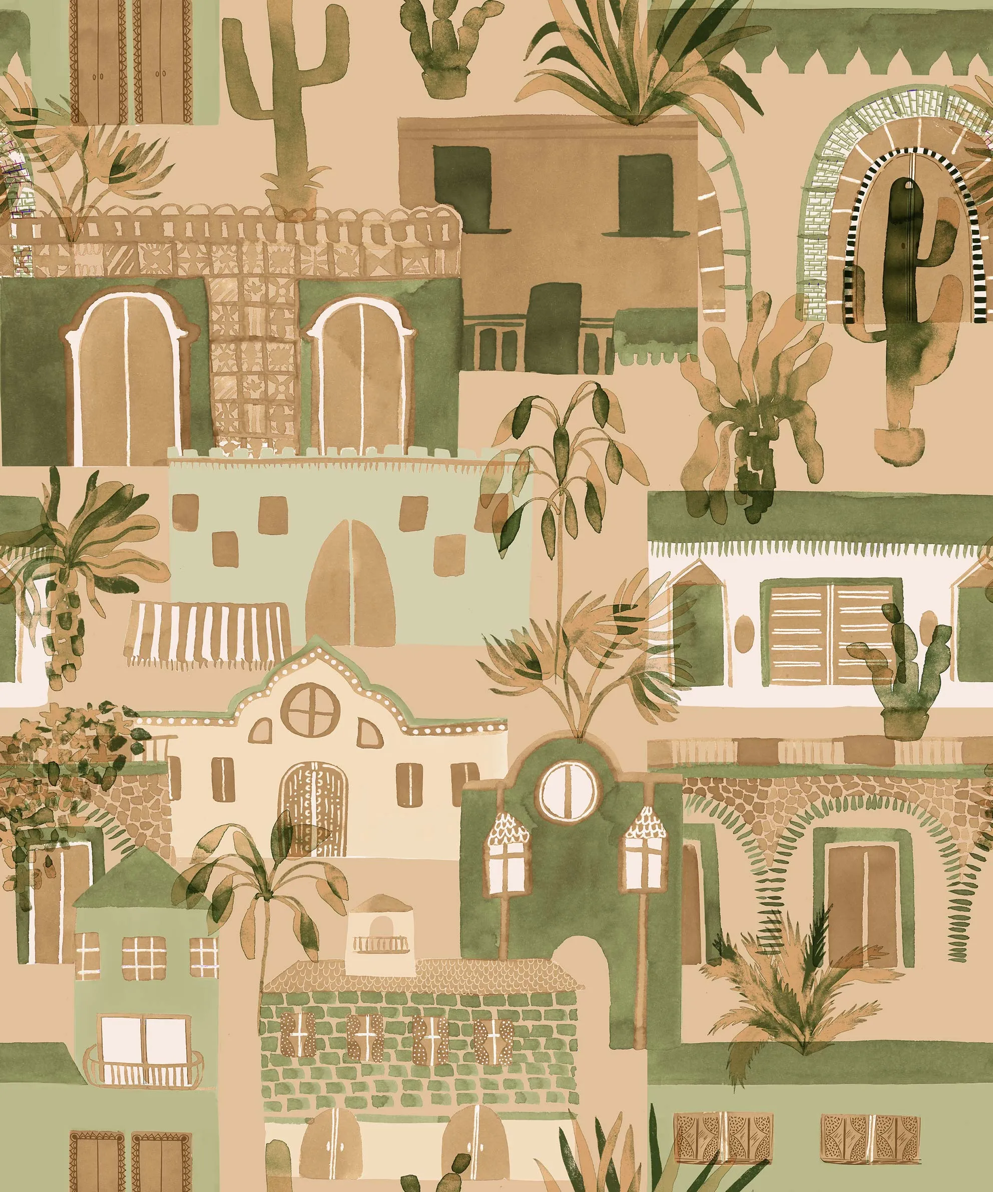 Обои для стен CoDe Flora 00043_FLORA_ReadyRoll_ELDORADO_TAN_LW