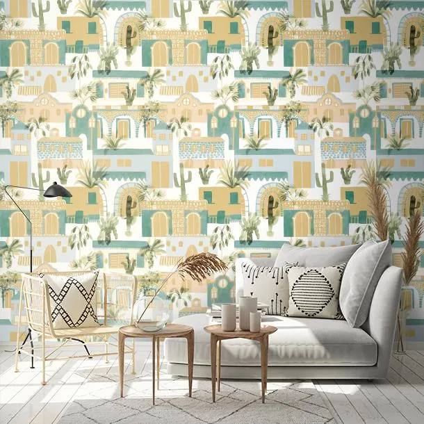 Обои для стен CoDe Flora 00044_FLORA_ReadyRoll_ELDORADO_VIRIDIAN_LW #2