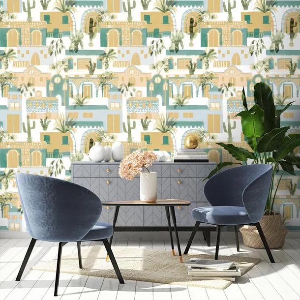 Обои для стен CoDe Flora 00044_FLORA_ReadyRoll_ELDORADO_VIRIDIAN_LW #3