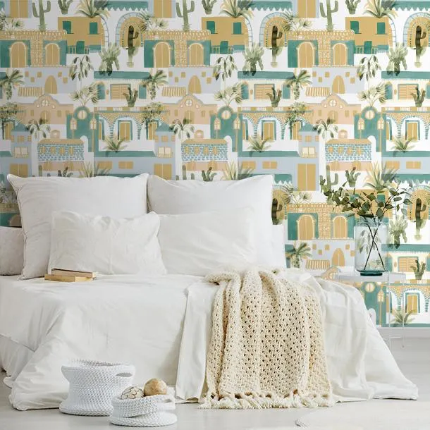 Обои для стен CoDe Flora 00044_FLORA_ReadyRoll_ELDORADO_VIRIDIAN_LW #8