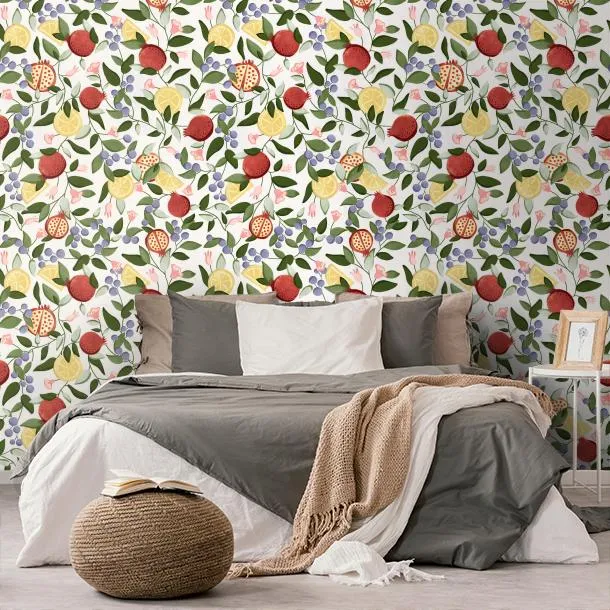 Обои для стен CoDe Flora 00071_FLORA_ReadyRoll_MALAGRANATUM_SNOW_LW #7