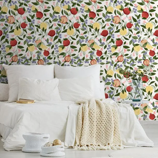 Обои для стен CoDe Flora 00071_FLORA_ReadyRoll_MALAGRANATUM_SNOW_LW #8