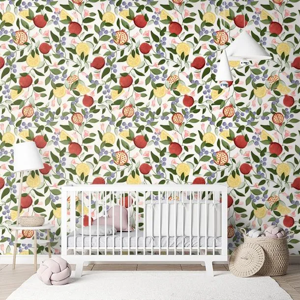 Обои для стен CoDe Flora 00071_FLORA_ReadyRoll_MALAGRANATUM_SNOW_LW #9