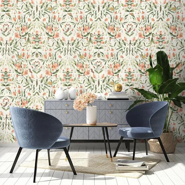 Обои для стен CoDe Flora 00082_FLORA_ReadyRoll_MERIGGIO_FLORAL-WHITE_LW #3