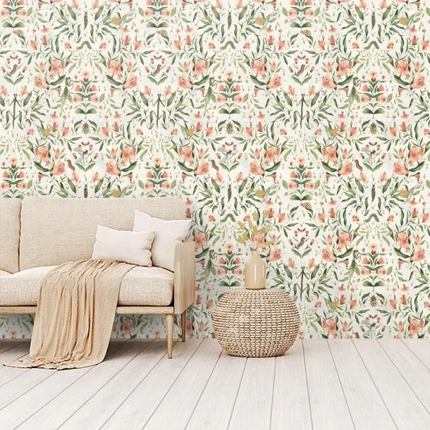 Обои для стен CoDe Flora 00082_FLORA_ReadyRoll_MERIGGIO_FLORAL-WHITE_LW #5